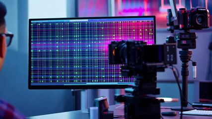 Poster - Data processing and scope scanning in a high-tech laboratory environment, data processing over scope scanning