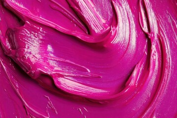 Aufkleber - Magenta Paint Texture Background with Smooth Strokes and Glossy Surface for Creative Design