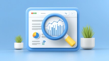 Poster - Comprehensive automated net profit evaluator icon concept for business performance and financial assessment