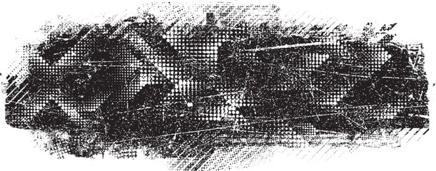 Leinwandbilder - Grunge textured banner with rough edges. Speckled texture. Overlay grunge texture . Simply place texture over any object to create grunge effect . Banner with scratched surface for your design. 