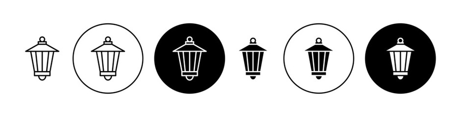 Poster - Street lamp icon. Design for web and mobile app. Vector illustration