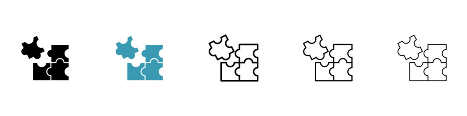 Poster - puzzle icon. design for web and mobile app. vector illustration