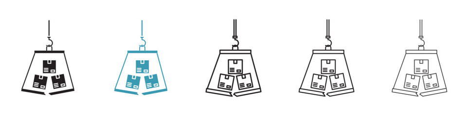 Poster - overflow shipment icon. design for web and mobile app. vector illustration