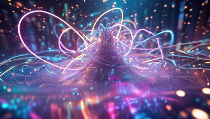 Poster - Abstract futuristic digital background