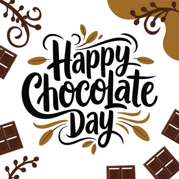 Happy Chocolate day greeting card