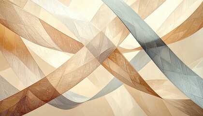 Poster - Dynamic abstract wave patterns artistic composition visual art modern design aesthetic perspective fluid motion representation