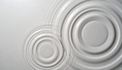 Poster - Rippling water circles nature scene abstract art calm environment close-up view tranquility concept