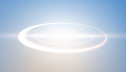 Poster - Mysterious atmospheric phenomenon open sky digital art serene environment wide angle conceptual visualization