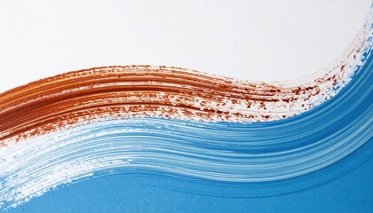 Poster - Dynamic abstract painting waves art studio digital art creative environment close-up view modern concept