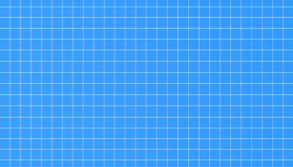 Poster - Vibrant blue grid pattern digital design abstract art studio environment aerial view visual concept for creative projects
