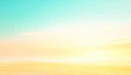 Poster - Serene sunset over tranquil landscape nature photography vibrant sky peaceful environment wide-angle view inspirational concept