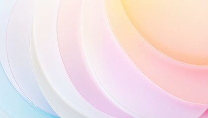 Leinwandbilder - Abstract Pastel Gradient Background with Curved Lines in Soft Hues Perfect for Modern Designs and Artistic Creations with Smooth Textures and Subtle Light