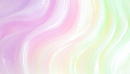 Aufkleber - Abstract Wavy Pastel Background with Smooth Texture in Light Color Shades and Gentle Swirls