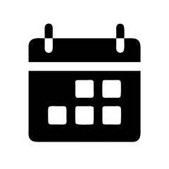 Poster - Simple calendar icon, for scheduling apps and websites