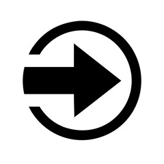 Poster - Forward Arrow Icon, for websites and apps