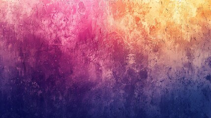 Poster - Dark purple, pink, yellow gradient abstract background, empty space with grainy noise texture and color gradient, Ai Generative.