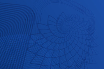 Poster - Minimal Blue Abstract Background with Subtle Line Structures — Ideal for Corporate Visual Identity or Elegant Digital Prints