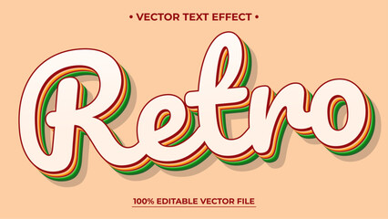Poster - Editable text style effect Retro text in Grunge Vintage style theme