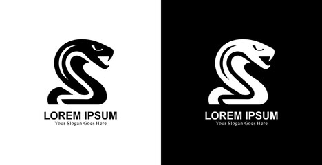 Aufkleber - Viper logo design with simple shape