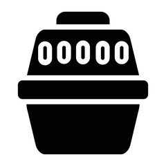 Fototapete - Animal Carrier Pet Glyph Icon