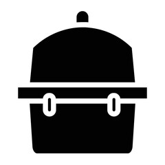 Fototapete - Animal Carrier Pet Glyph Icon