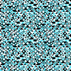 Poster - Geometrical seamless diagonal mosaic pattern background