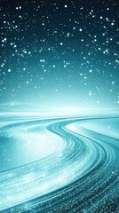 Wall Mural - abstract night road
