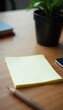 © Prasert - White sticky note with copy space on office table , to do, paper