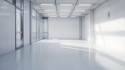  Modern office space interior design architecture white room building commercial real estate property