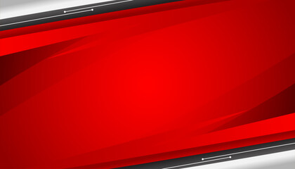 Aufkleber - Red modern geometric abstract background