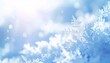 © doubledecker - 雪の結晶と冬のイメージ背景