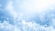© doubledecker - 雪の結晶と冬のイメージ背景