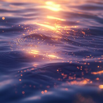 Glowing mists push, dreamy ripple on the background