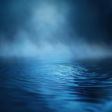 Dreamy ripple background with glowing mist push