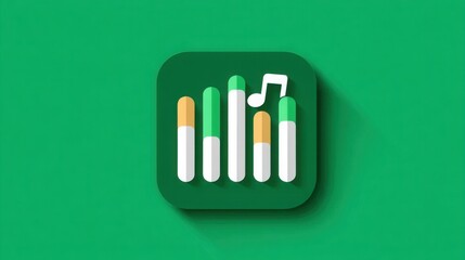 Poster - Macd crossover signal strength chart icon concept illustrating momentum indicators for financial trading analysis
