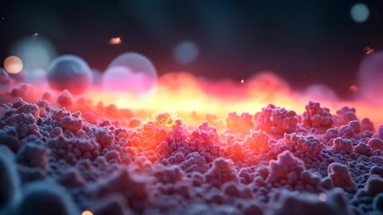 Poster - Fiery embers glow and sparkle in a mesmerizing display of heat and light