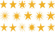 © Bolbol - Crayon star shape, hand drawn pencil line doodle pattern. Pastel brush texture, color background. Star figure. Vector chalk line sketch. Sticker icon, sparkle figure.