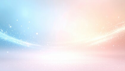 Poster - Dynamic abstract background with soft colors digital art light effects contemporary design wide angle creative inspiration