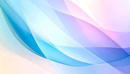 Poster - Abstract Smooth Waving Curves for Backdrop Elegant Wallpaper Design Smooth Wave Pattern Smooth Flowing Gentle Colorful Background Artistic Graphic Presentation