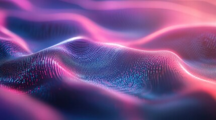 Poster - holographic pulse ripple blur swirl background