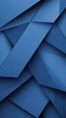 Aufkleber - 青色の幾何学模様の抽象的な背景デザイン 深い青色のテクスチャ壁紙 現代的なアートコンセプト