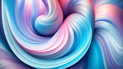 Poster - Mesmerizing Pastel Swirls in a Symphony of Fluid Motion and Abstract Art