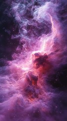 Wall Mural - colorful cosmic nebula captured in deep space showcases vibrant gas clouds and stars illuminating th