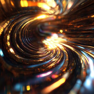 Glowing shimmer background with light ripple twist