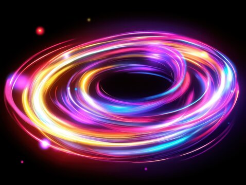 light swirl glow prism thread background