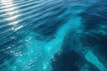 turquoise ocean waves background
