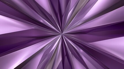 Aufkleber - Abstract purple geometric pattern radiating from the center, creating a vibrant visual effect