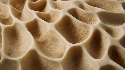 Aufkleber - Close-up view of textured organic surface resembling natural formations, highlighting intricate patterns and colors