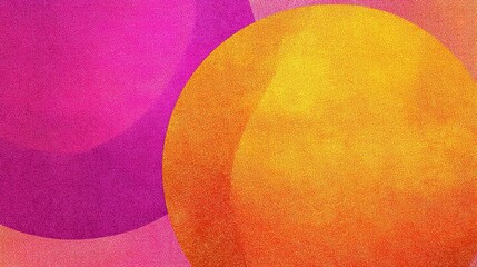 Poster - Abstract Circular Gradient Background from Pink to Orange Shades