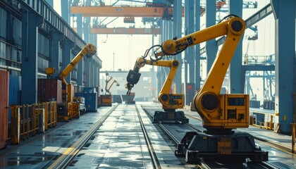 Poster - Industrial Robotics in Modern Cargo Handling and Logistics Operations